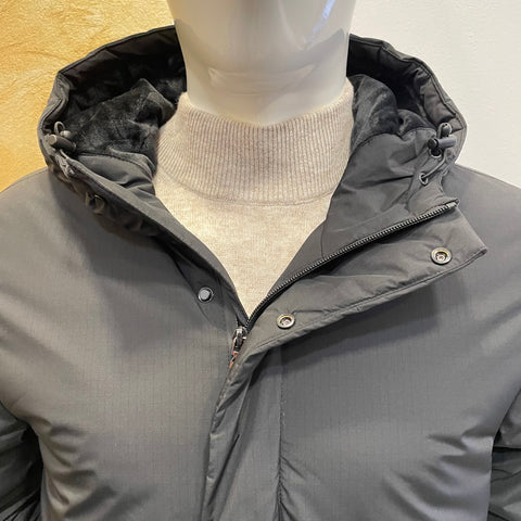 Image of Piumino over-d nero giacca Torino