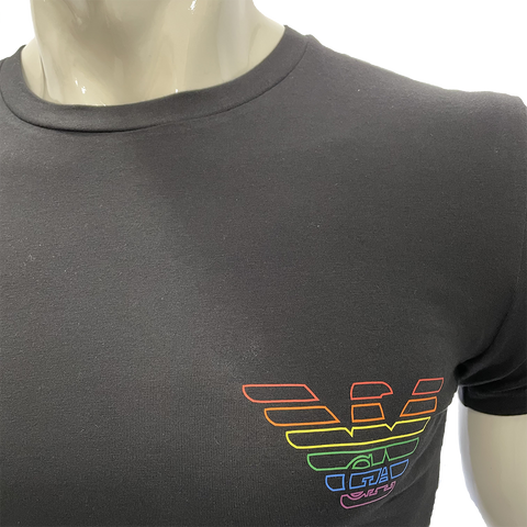 Image of T-shirt uomo emporio armani nera Torino online