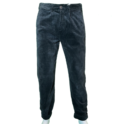 Image of pantalone velluto nero uomo torino