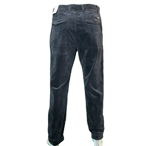 Image of pantalone velluto nero uomo torino