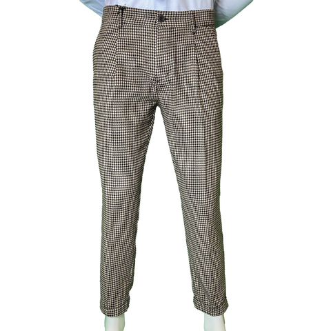 Image of Pantalone Pied De Poule OVER-D