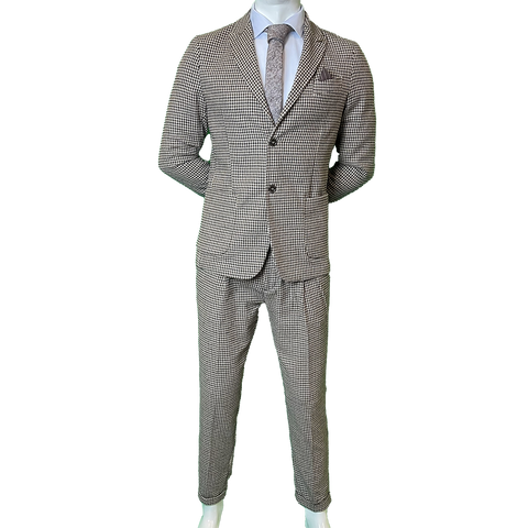 Image of Pantalone Pied De Poule OVER-D