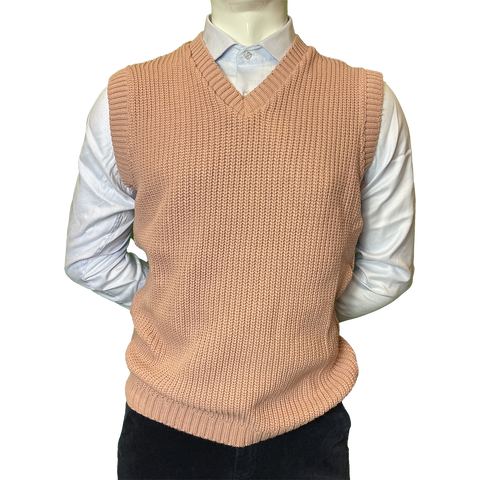 Image of Gilet In Maglia cipria OVER-D