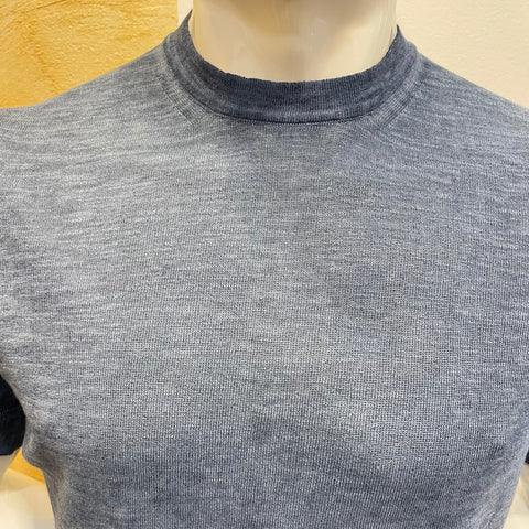 Image of T-shirt lino blu Vanity Collection