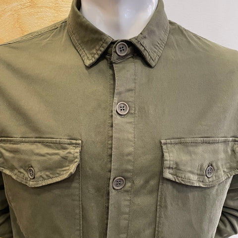 Image of Giacca camicia verde Telamira