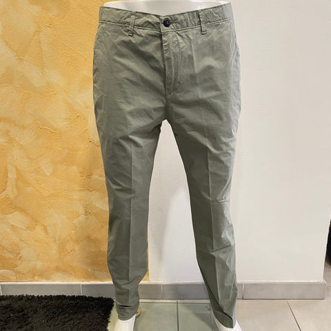 Image of Pantalone chino verde Vanity Collection