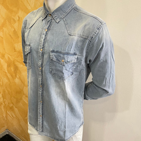 Image of Camicia denim chiaro Telamira