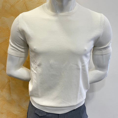 Image of Maglia in filo bianca Griffai