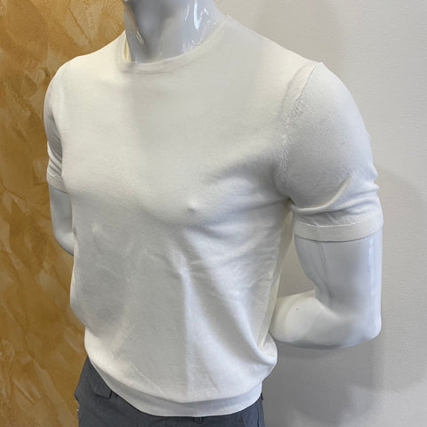 Image of Maglia in filo bianca Griffai