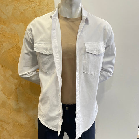 Image of Giacca camicia bianca Telamira