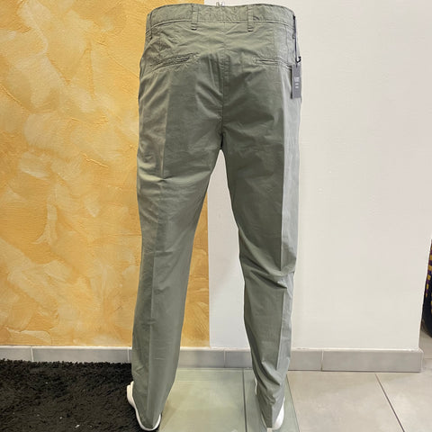 Image of Pantalone chino verde Vanity Collection