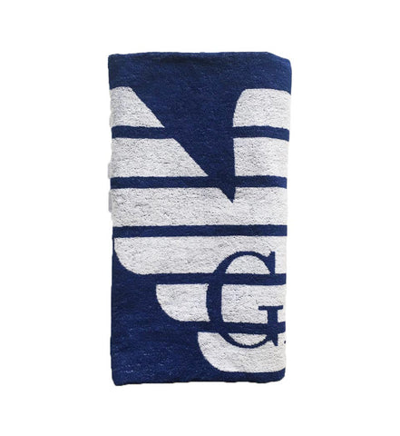 Image of telo-mare-giorgio-armani-shop-online-emporio-blu-asciugamano-bagno-piscina-spiaggia