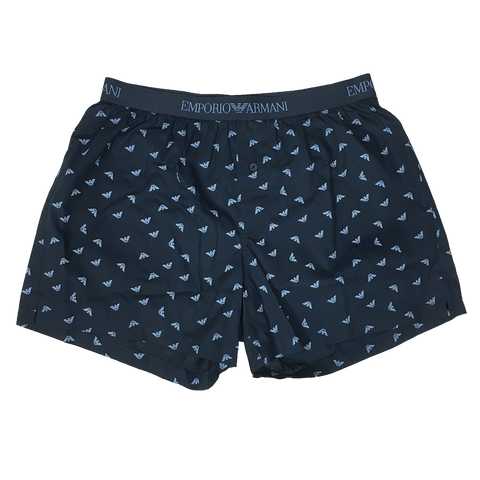 Image of Boxer Blu Allover EMPORIO ARMANI
