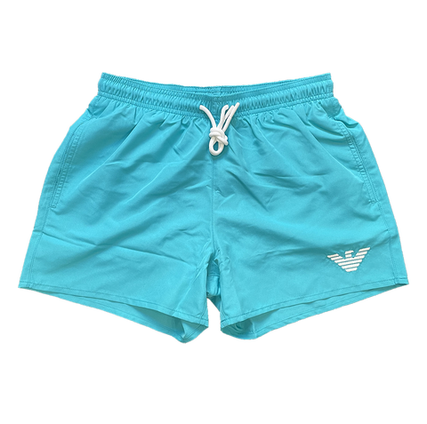 Image of Pantaloncini da mare EMPORIO ARMANI turchese