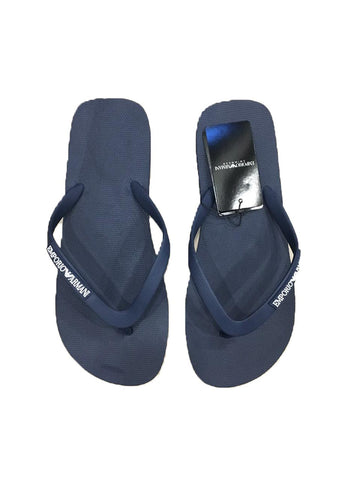 Image of Infradito uomo mare Emporio Armani shop online blu piscina spiaggia Torino