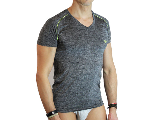 Image of T-Shirt Micro Fibra Grigio EMPORIO ARMANI