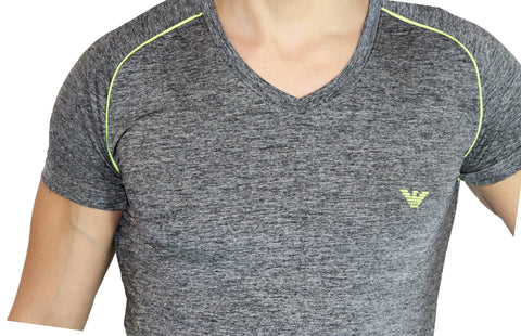 Image of T-Shirt Micro Fibra Grigio EMPORIO ARMANI
