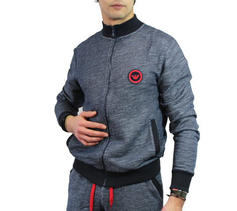 Image of Felpa uomo Emporio Armani online tuta maglia cerniera full zip Torino