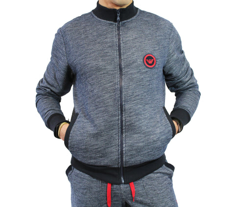 Image of Felpa uomo Emporio Armani online tuta maglia cerniera full zip Torino