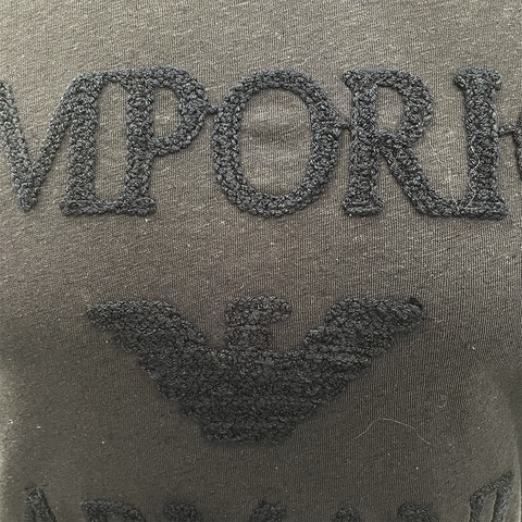 Image of T-Shirt EMPORIO ARMANI Sponge Blu uomo Torino