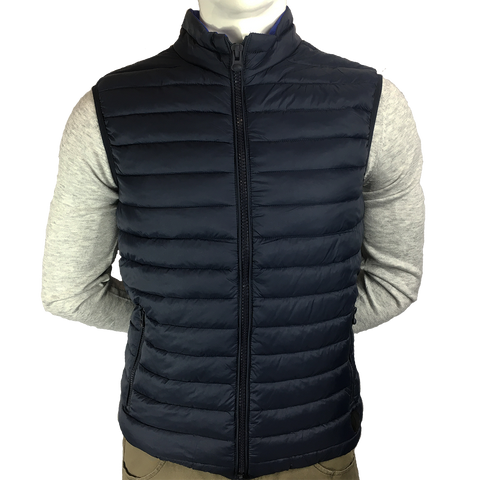 Image of Piumino Smanicato blu OVER-D