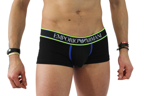 Image of Emporio Armani intimo uomo saldi offerta online underwear boxer parigamba nero push up