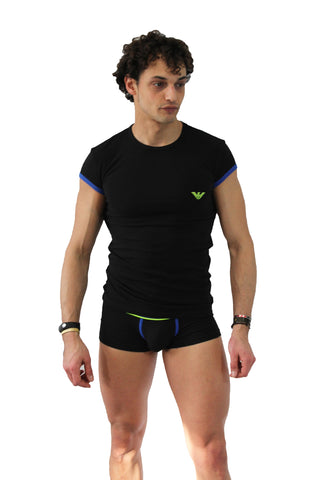 Image of Emporio Armani intimo uomo saldi offerta online underwear boxer parigamba nero push up