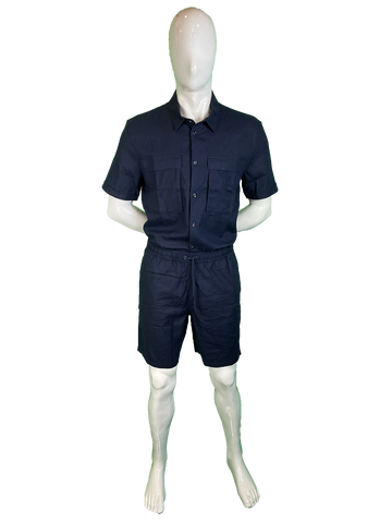 Image of Pantaloncini in Lino EMPORIO ARMANI bermuda uomo Torino