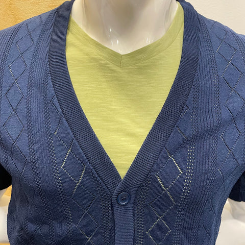 Image of Cardigan blu Telamira