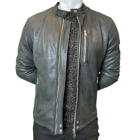 Image of giacca pelle uomo torino