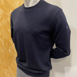 Felpa superfine blu Over-D