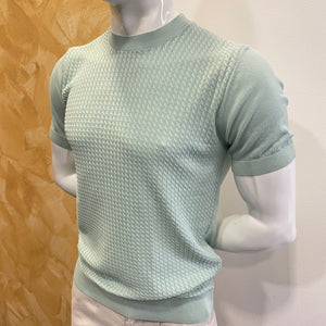 Maglia in filo menta Vanity Collection