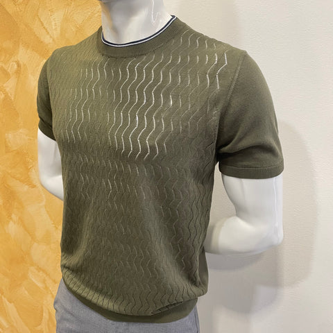 Image of Maglia in filo verde Vanity Collection