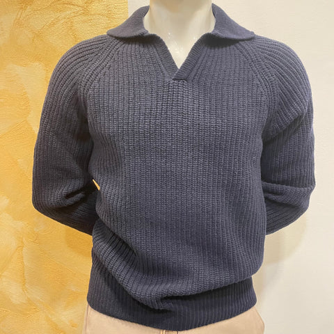 Image of Pullover polo lana e cashmere Telamira