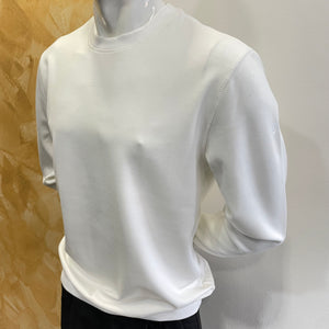 Felpa superfine bianca Over-D