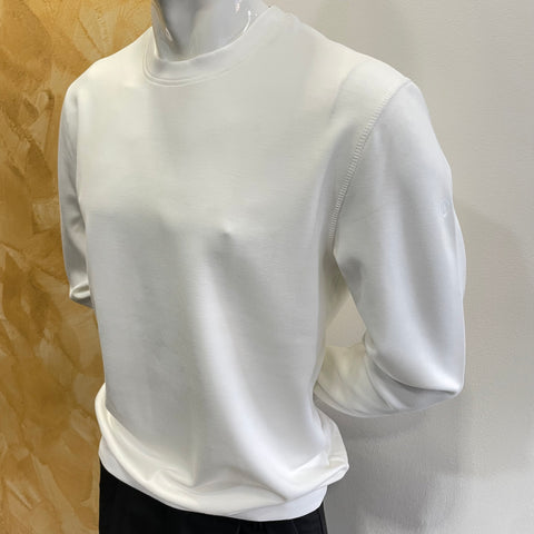 Image of Felpa superfine bianca Over-D