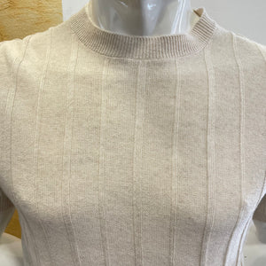 Maglia misto lino sabbia Telamira
