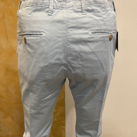 Image of Pantalone rigato cielo Vanity Collection