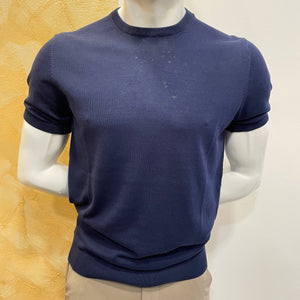 Maglia in filo blu OverD