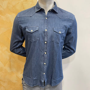 Camicia denim scuro Telamira