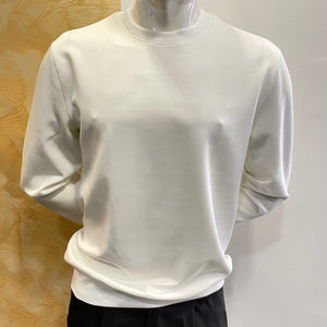 Felpa superfine bianca Over-D