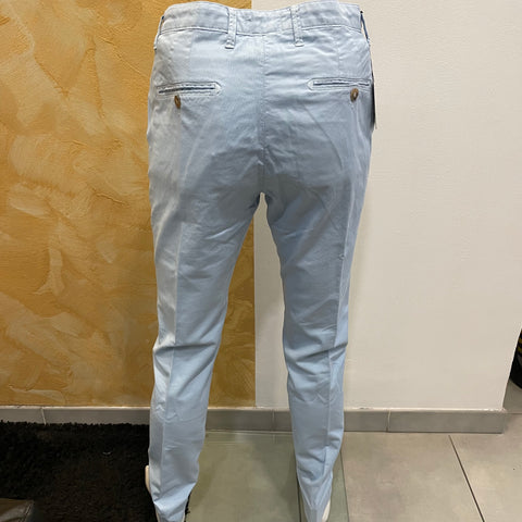 Image of Pantalone rigato cielo Vanity Collection