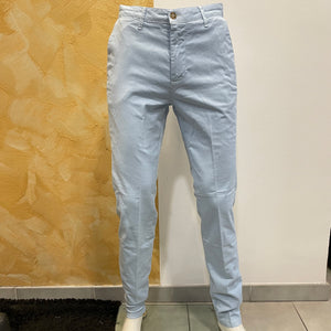Pantalone rigato cielo Vanity Collection