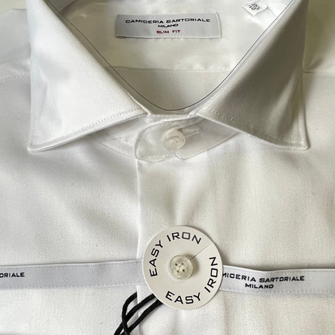 Image of Camicia bianca No Stiro sartoriale