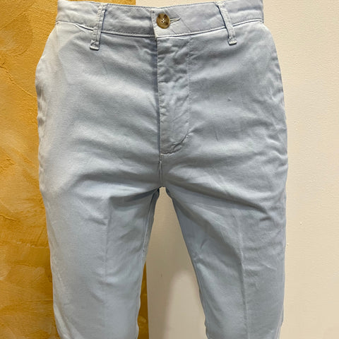 Image of Pantalone rigato cielo Vanity Collection