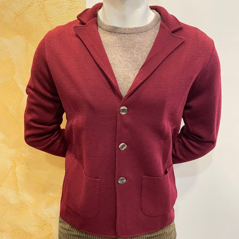 Image of Giacca maglia merino Vanity Collection