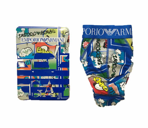 Image of Slip uomo Emporio Armani intimo online colorato mutande cartoon cofanetto regalo Torino