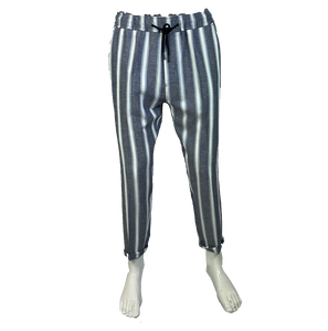 Pantalone OVER_D Righe Blu uomo Torino abbigliamento