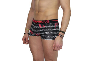 Boxer Emporio Armani intimo uomo microfibra shop online underwear maschile micro fibra allover