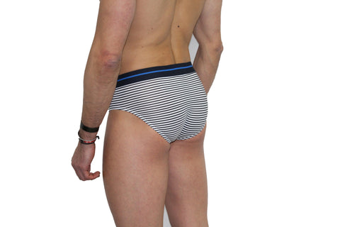 Image of Slip Emporio Armani intimo uomo online underwear mutande micro fibra righe Torino